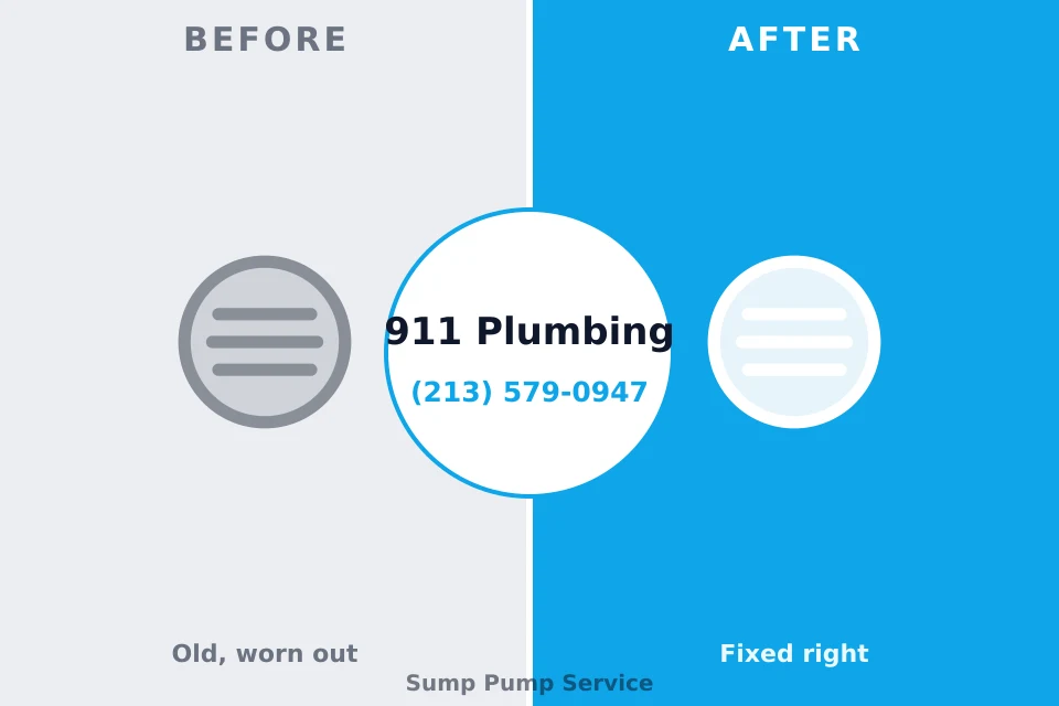 Before and after: plumbing repair North Redington Beach, FL
